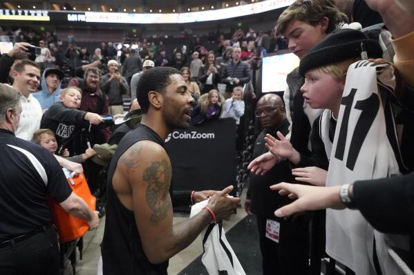 Irving scores 48 Nets beat Jazz for 1st win without Durant AP News